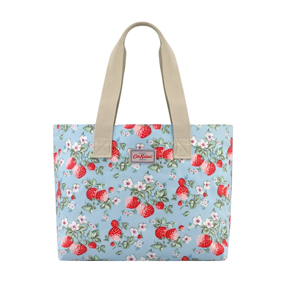 Cath Kidston UK Mini Wild Strawberry Oilcloth Tote - BNWT